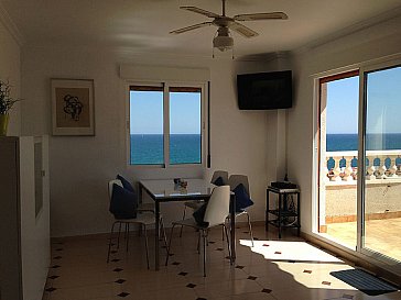 Ferienwohnung in Torrevieja - Wohnzimmer mit traumhafter Aussicht