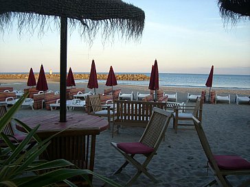 Ferienhaus in Sète - Eine der typischen Strandbars