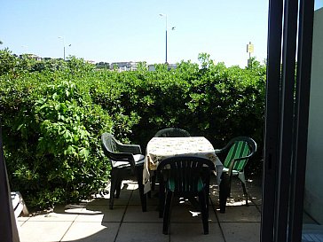 Ferienwohnung in Sète - Von der Terrasse höhren Sie das Meer rauschen