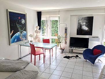 Ferienwohnung in Ascona - Wohnzimmer