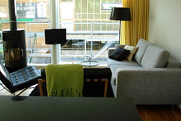 Ferienwohnung in Andermatt - Wohnzimmer