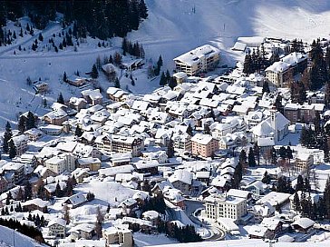 Ferienwohnung in Andermatt - Blick vom Nätschen auf Andermatt