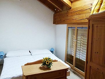 Ferienwohnung in Laax - Schlafzimmer