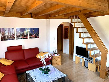 Ferienwohnung in Laax - Wohnzimmer