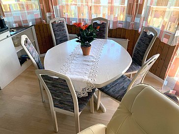 Ferienwohnung in Laax - Essen mit Auszugtisch