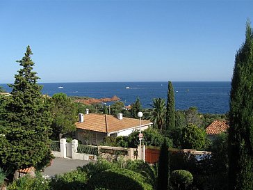 Ferienwohnung in Anthéor - Blick auf das Meer der Cote d Azur