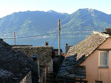 Ferienhaus in Brione sopra Minusio - Aussicht