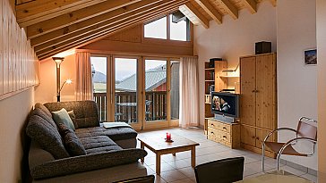 Ferienwohnung in Oberwald - Wohnzimmer