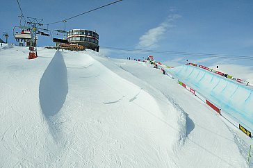 Ferienwohnung in Laax - Halfpipe auf dem Crap Sogn Gion