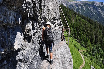 Ferienwohnung in Laax - Klettersteig Pinut