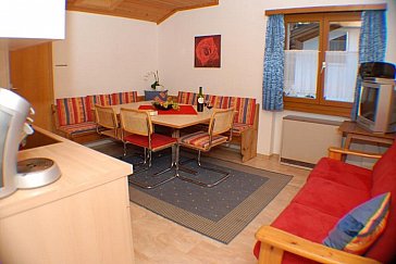 Ferienwohnung in Samnaun-Laret - Wohnküche