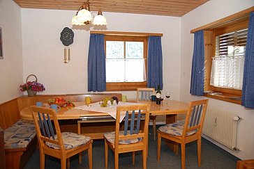 Ferienwohnung in Samnaun-Compatsch - Wohn-/Essbereich