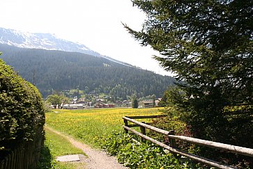 Ferienwohnung in Klosters - Blick Richtung Gotschna