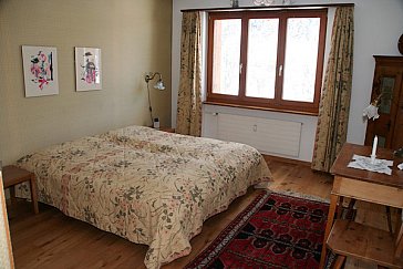 Ferienwohnung in Klosters - Schlafzimmer