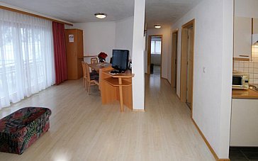 Ferienwohnung in Samnaun-Compatsch - 3-Zimmerwohnung - Wohnraum