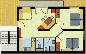 Ferienwohnung Grundrissplan 1