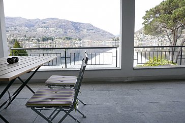 Ferienwohnung in Caslano - Balkon