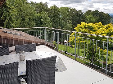 Ferienwohnung in Triengen - Aussicht vom Balkon