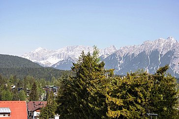 Ferienwohnung in Seefeld - Aussicht vom Balkon Richtung westen