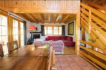 Ferienhaus in Les Collons - Im Wohnraum