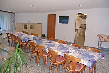 Ferienhaus in Saas-Grund - Der neue Speise- und Aufenthaltsraum