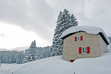 Ferienhaus in Valbella - Skihütte Lenzerheide - Skiurlaub an der Piste