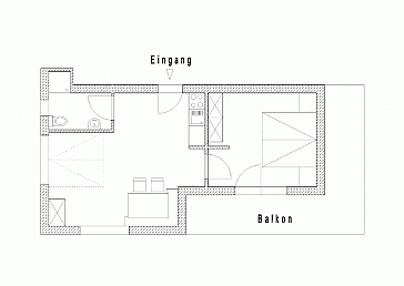 Ferienwohnung Grundrissplan 1