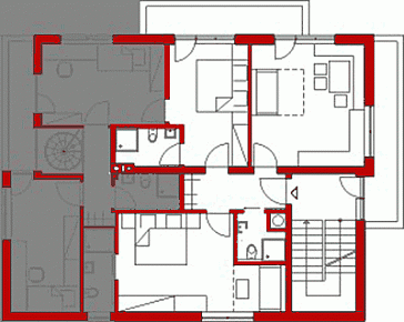 Ferienwohnung Grundrissplan 1