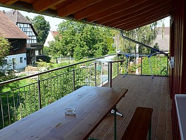 Ferienwohnung in Rheinhausen - Balkon