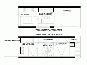 Ferienhaus Grundrissplan 1