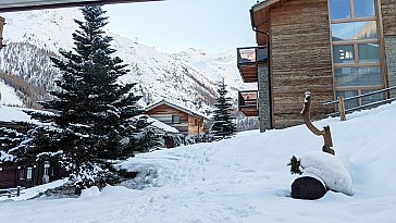 Ferienwohnung in Saas-Fee - Aussicht