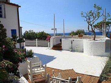 Ferienhaus in Chiessi - Die Orangerie mit Meerblick