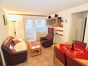 Ferienwohnung in Zermatt - Wohnzimmer