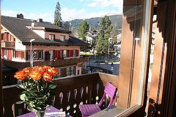 Ferienwohnung in Klosters - Ausblick