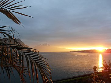 Ferienwohnung in Weggis - Aussicht auf See und Berge