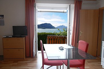 Ferienwohnung in Weggis - Aussicht aus dem Wohnraum