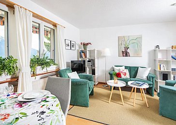 Ferienwohnung in Aeschlen ob Gunten - Wohnzimmer