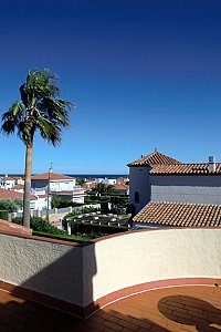 Ferienhaus in Ametlla de Mar-Las Tres Calas - Blick von der Dachterrasse