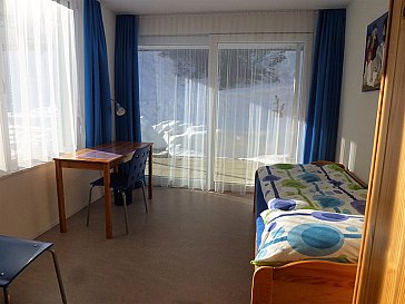 Ferienwohnung in Vella - Schlafzimmer mit Kajüten- und Ausziehbett