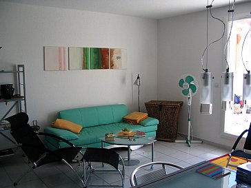 Ferienhaus in St. Pierre la Mer - Wohnzimmer