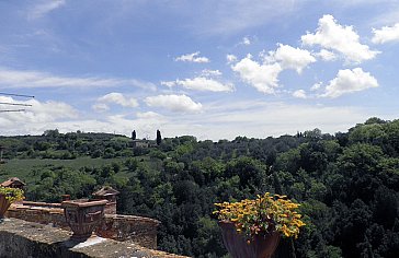 Ferienwohnung in Petroio - Ausblick in Petroio