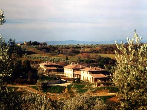 Ferienwohnung in Castelmuzio - Gesamtblick auf Pascianella