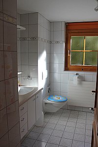Ferienwohnung in Grächen - Bad/WC