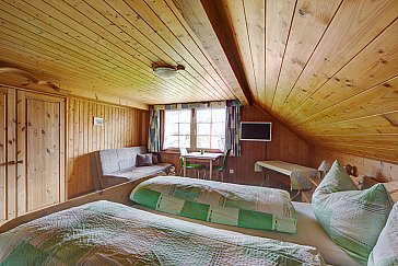Ferienwohnung in Appenzell - Doppelzimmer Edelweiss mit Bergsicht