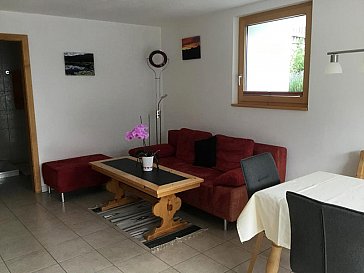 Ferienwohnung in Tschlin - Wohnzimmer