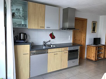 Ferienwohnung in Tschlin - Küche