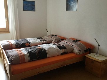 Ferienwohnung in Tschlin - Schlafzimmer