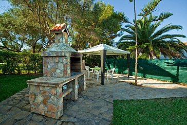 Ferienhaus in Porto Cristo-Cala Romàntica - Garten mit gemauertem Grill zur Mitbenutzung