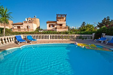 Ferienhaus in Porto Cristo-Cala Romàntica - Swimmingpool zur Mitbenutzung