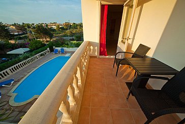 Ferienwohnung in Porto Cristo-Cala Romàntica - Balkon Casa Jason